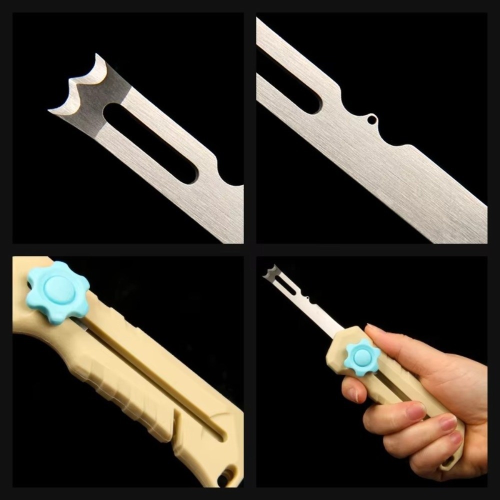 Fishing Line Cutter - 스테인리스 스틸 낚싯줄 가위 다기능 나이프
